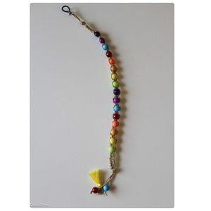 Rainbow Hair wrap macrame